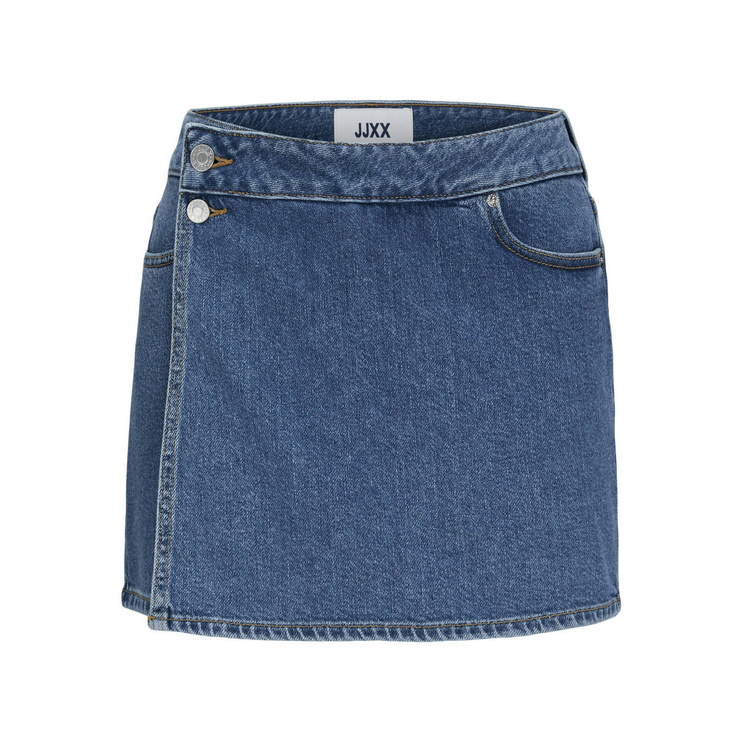 Jack & jones Denim Skort met Hoge Taille Blue Dames