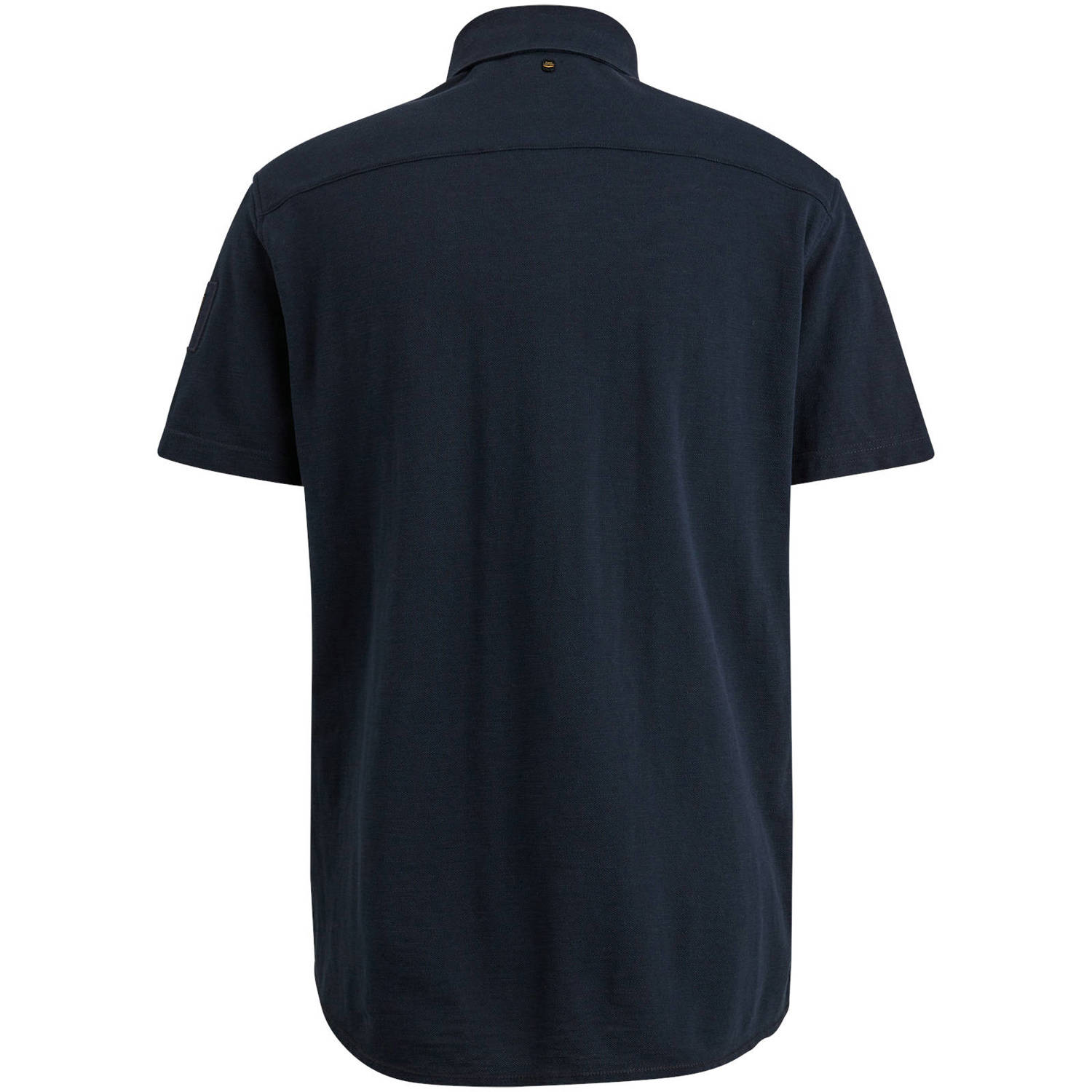 PME Legend regular fit overhemd met printopdruk donkerblauw