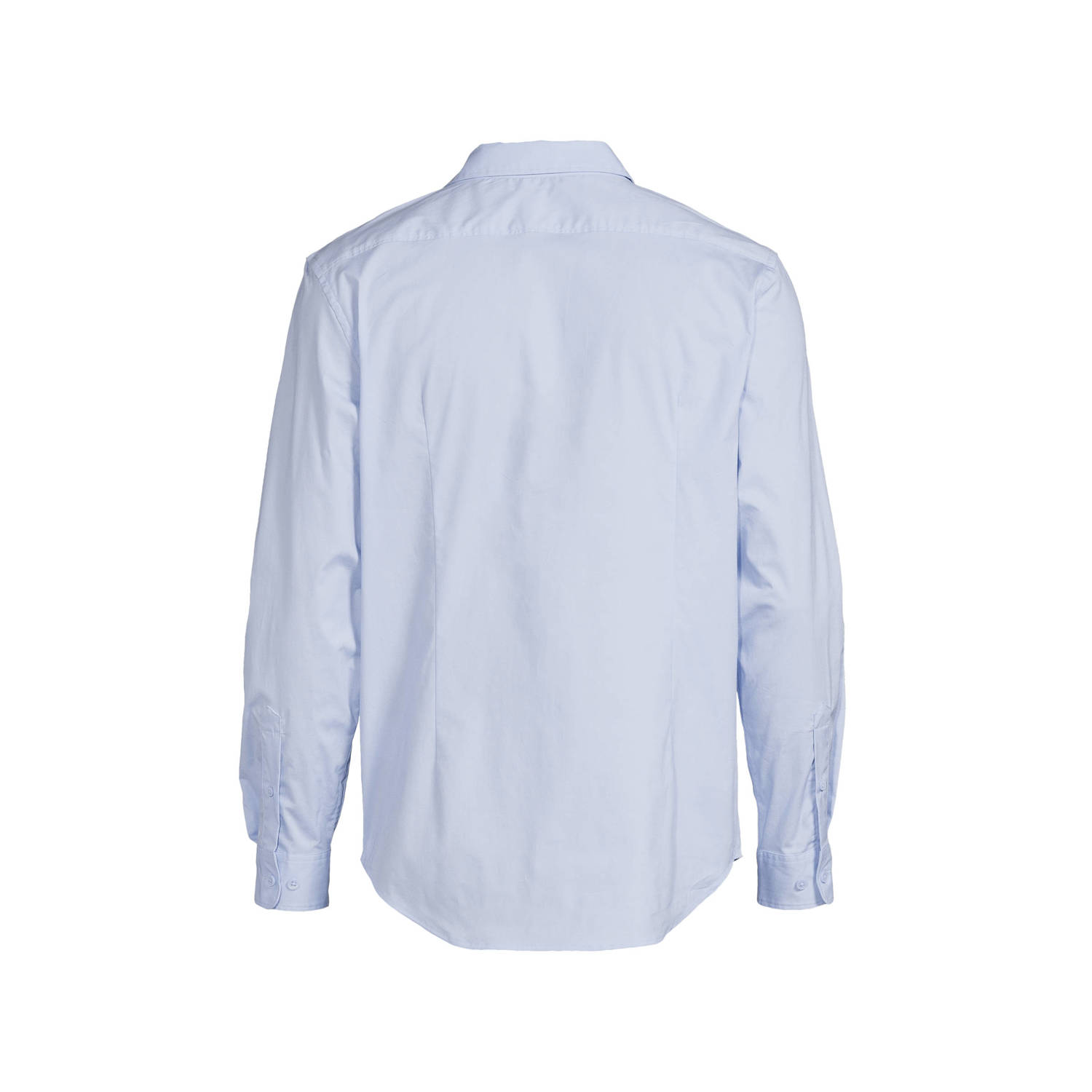 anytime regular fit poplin overhemd lichtblauw