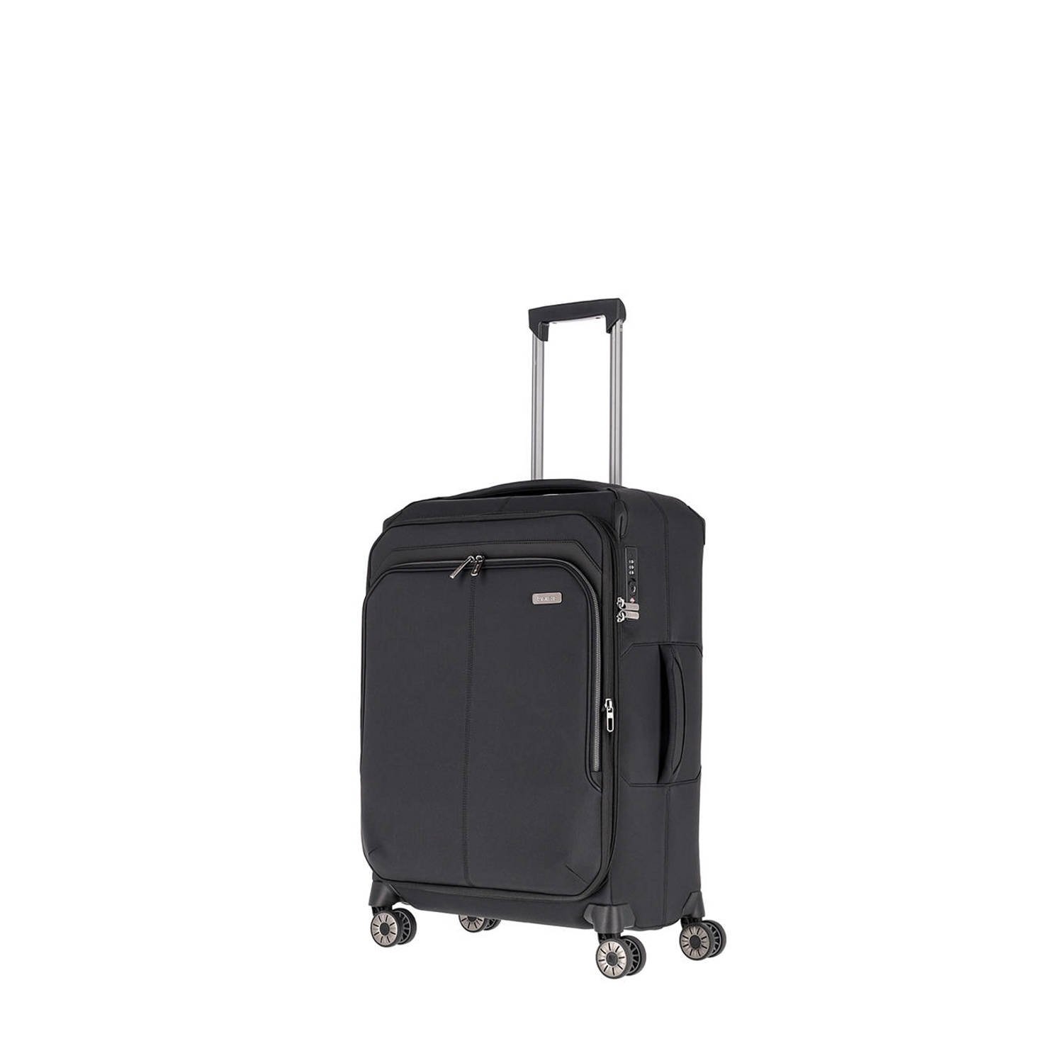 Travelite trolley Priima 68 cm. Expandable zwart