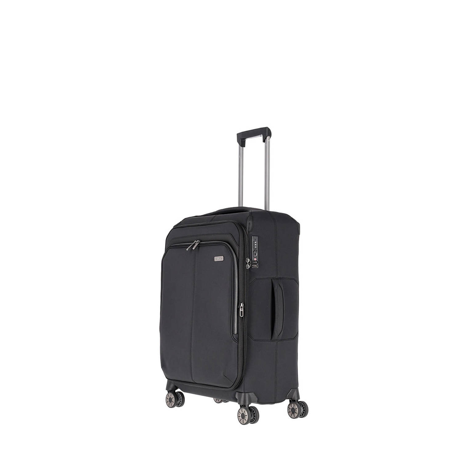 Travelite trolley Priima 68 cm. Expandable zwart