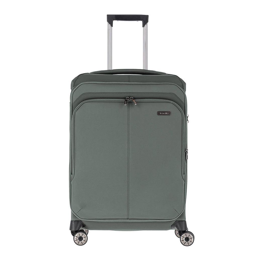 Travelite trolley Priima 68 cm. Expandable groen