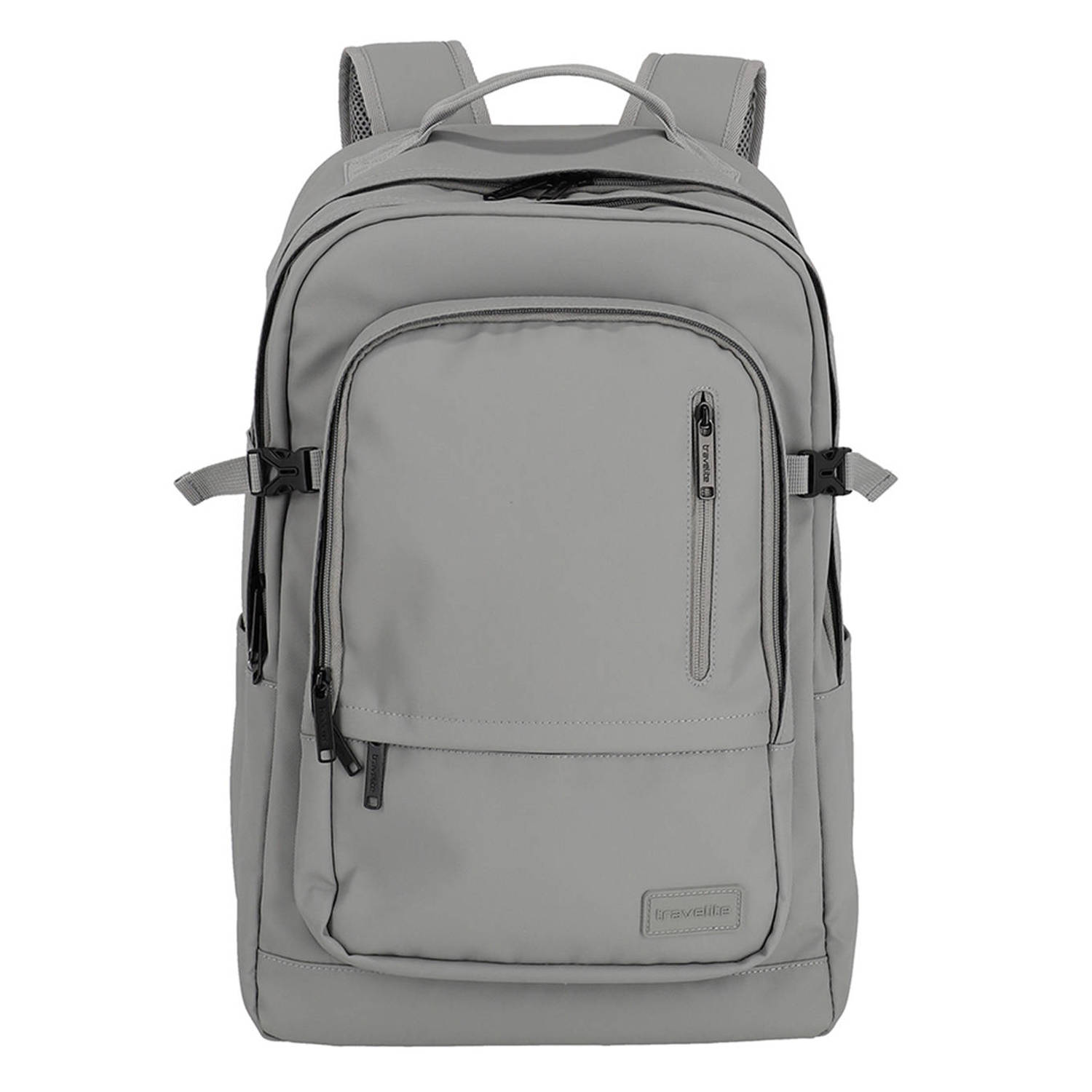 Travelite Vrijetijdsrugzak BASICS rugzak zeildoek Schoolrugzak werkrugzak reiserugzak met 15 6 inch laptopvak