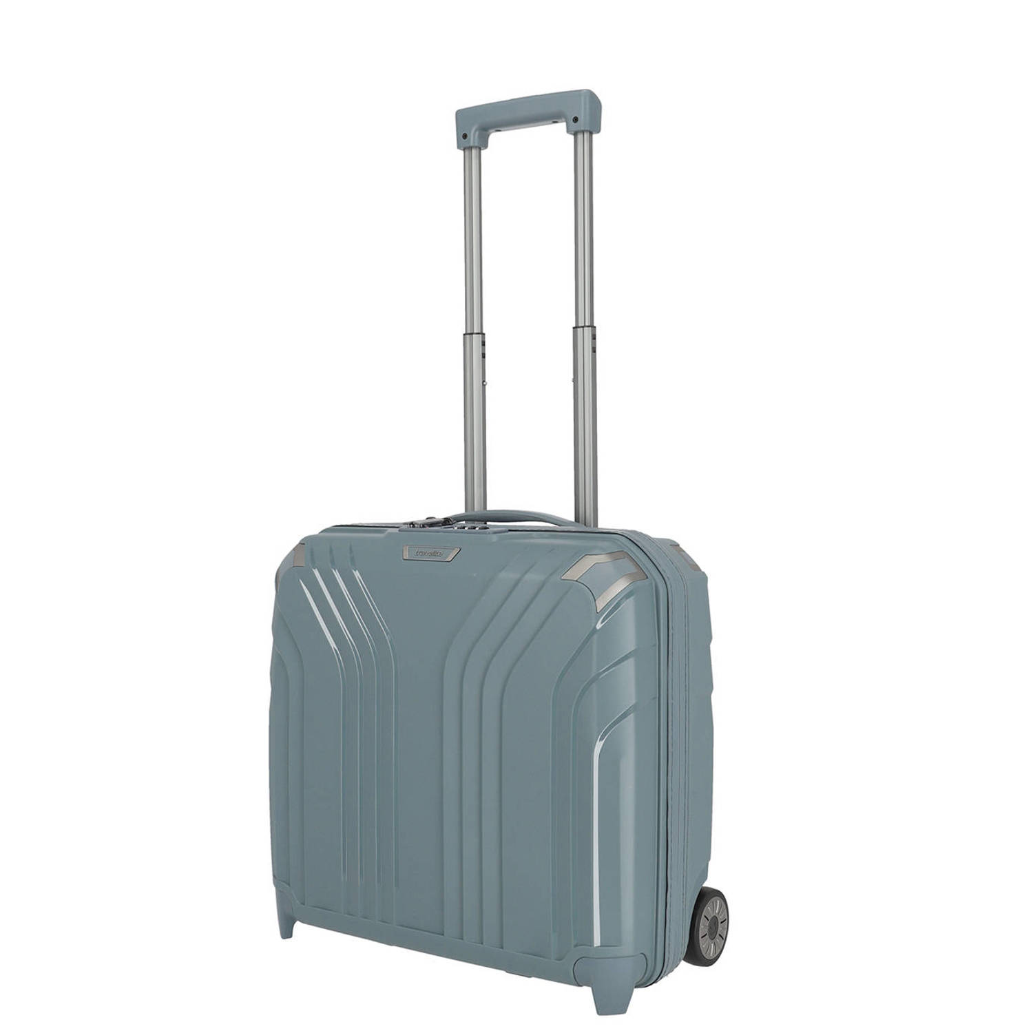 Travelite 15 inch laptoptrolley Elvaa blauwgrijs