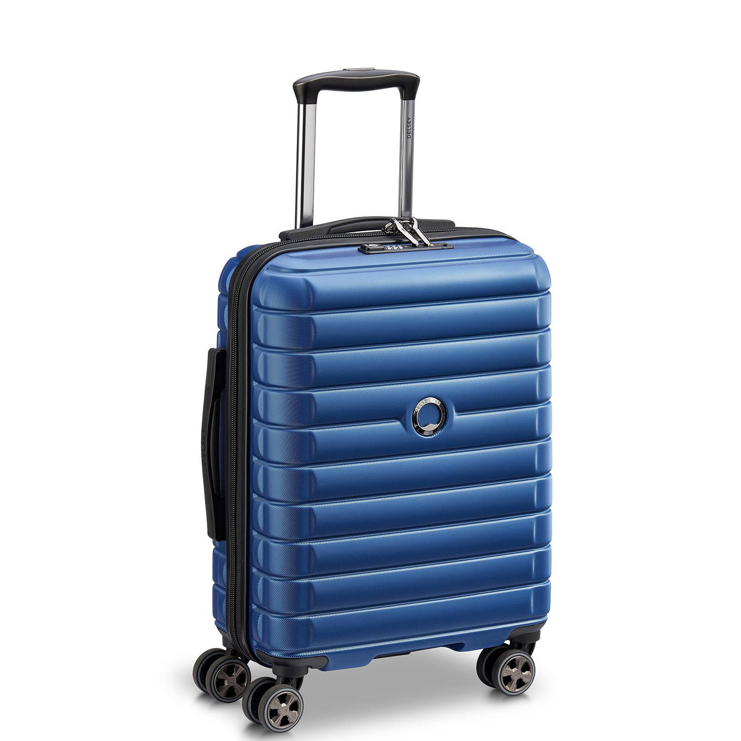 Delsey trolley Shadow 5.0 55 cm. blauw