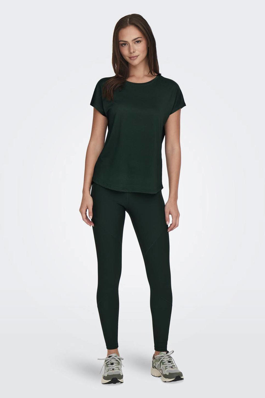 ONLY PLAY sportlegging ONPJANA donkergroen