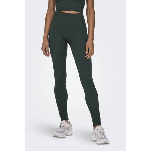 ONLY PLAY sportlegging ONPJAIA donkergroen afbeelding