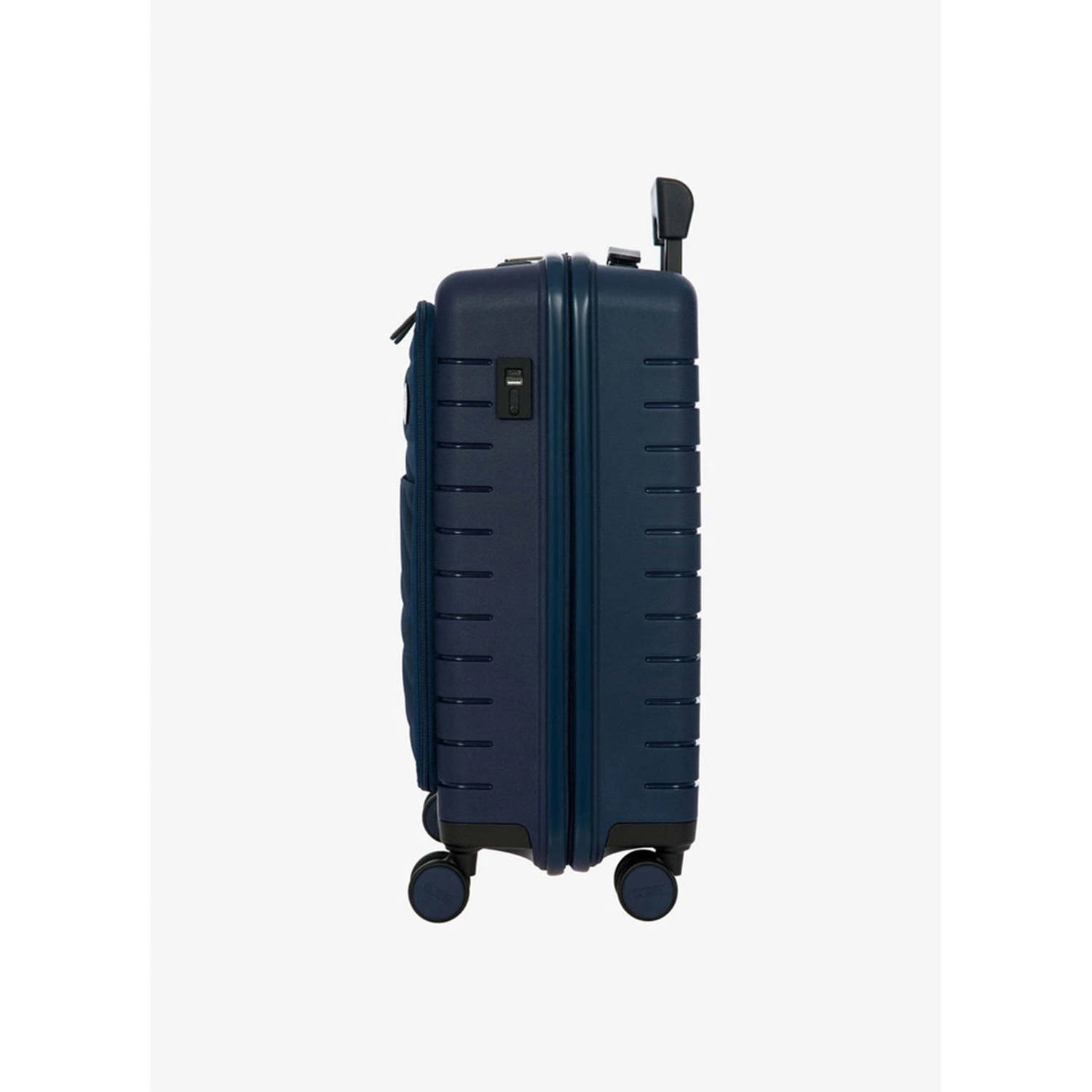Bric's trolley Ulisse 55 cm. Expandable donkerblauw