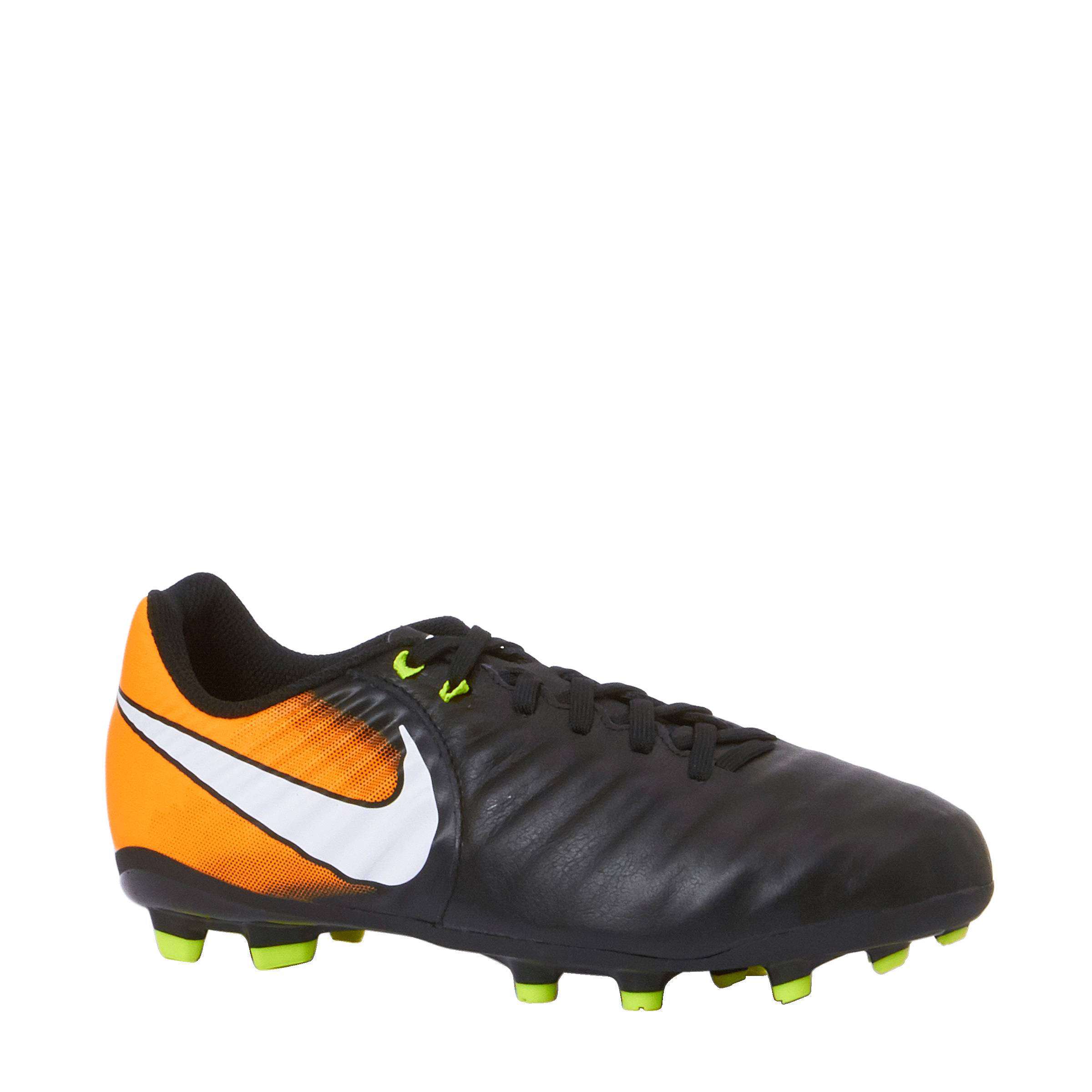 nike voetbalschoenen zwart oranje