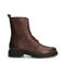No Stress   leren veterboots brons