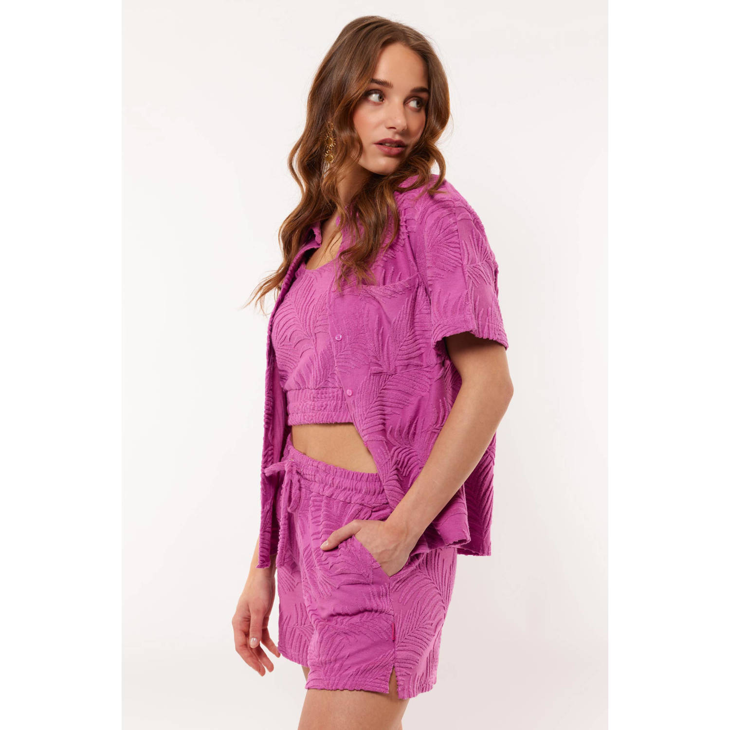 FLURESK blouse Genny fuchsia