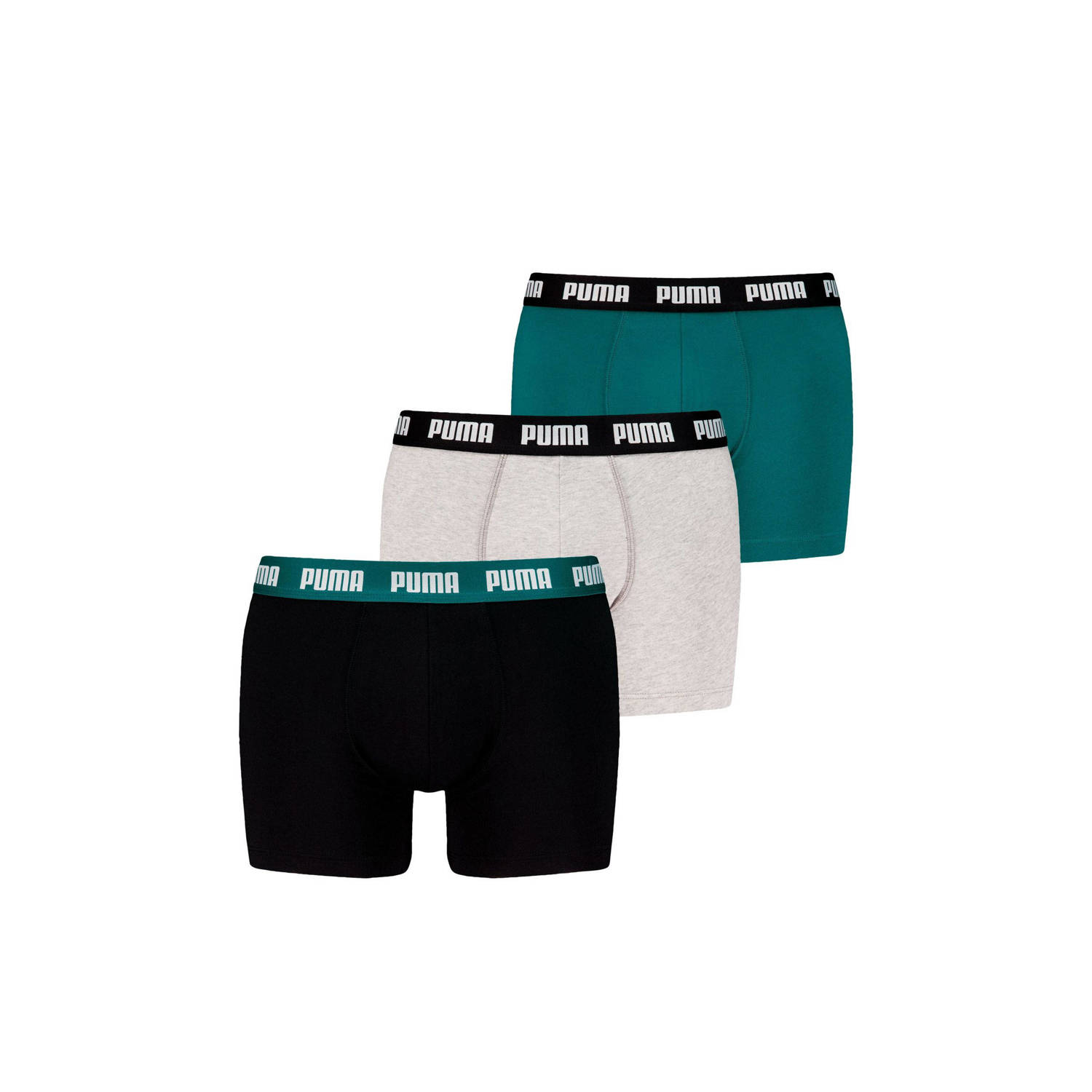 Puma Boxershort met labeldetail in een set van 3 stuks