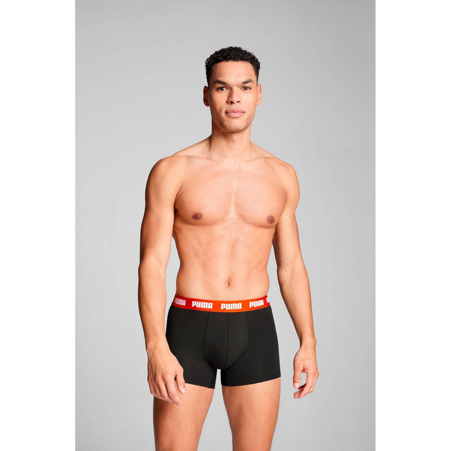Puma Boxershort met labeldetail in een set van 3 stuks
