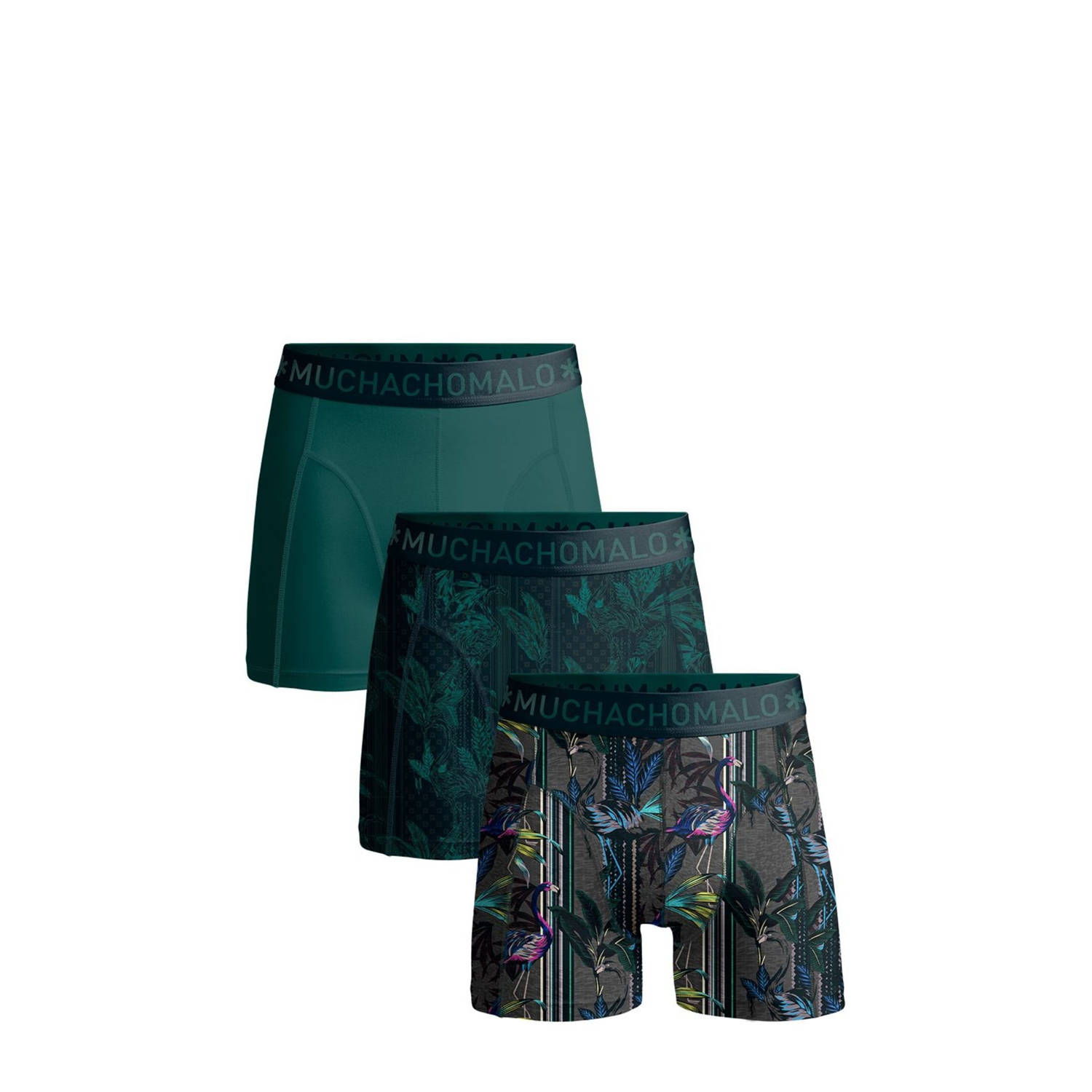 Muchachomalo Flamingo Boxershorts Heren (3-pack)