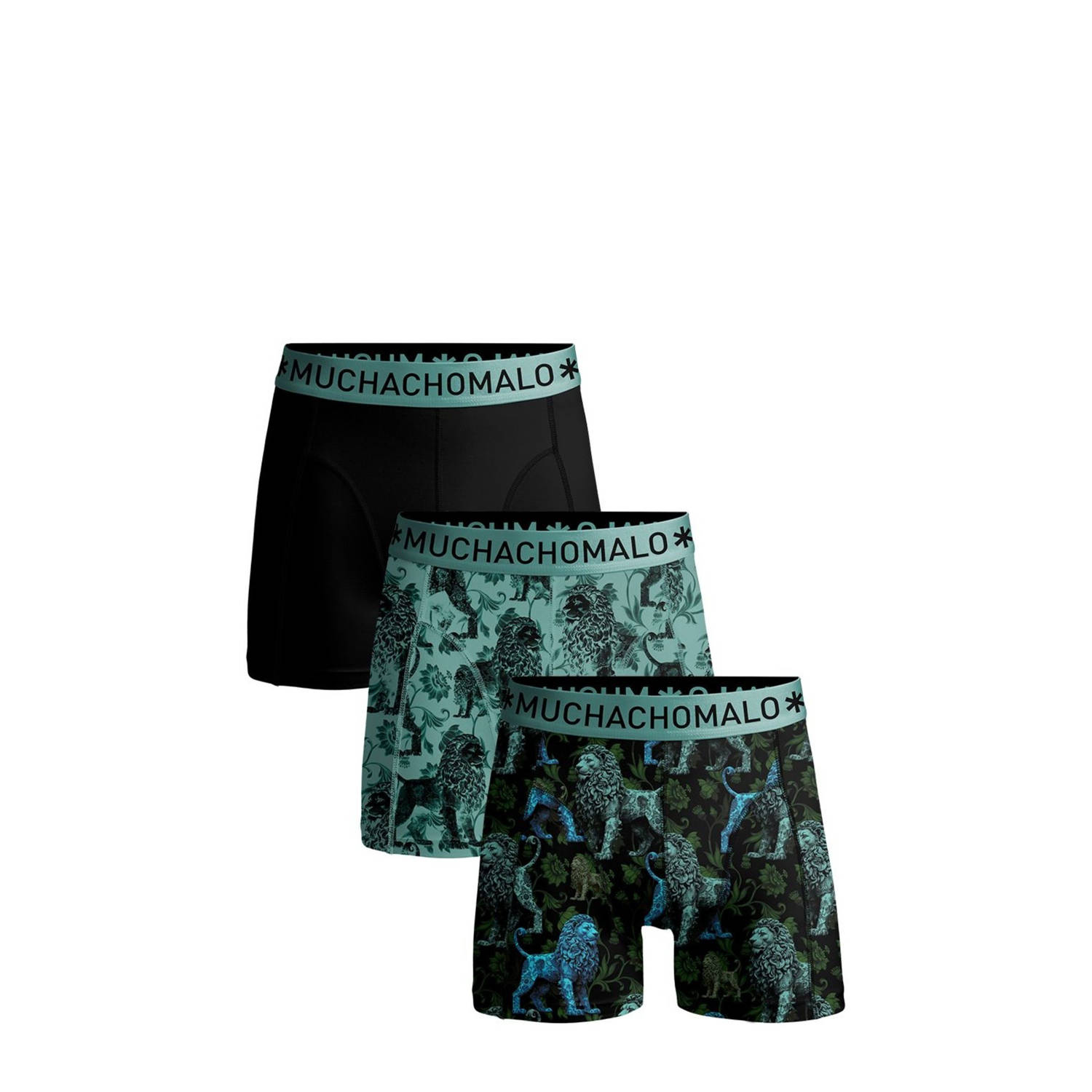 Muchachomalo Delft Lion Boxershorts Heren (3-pack)