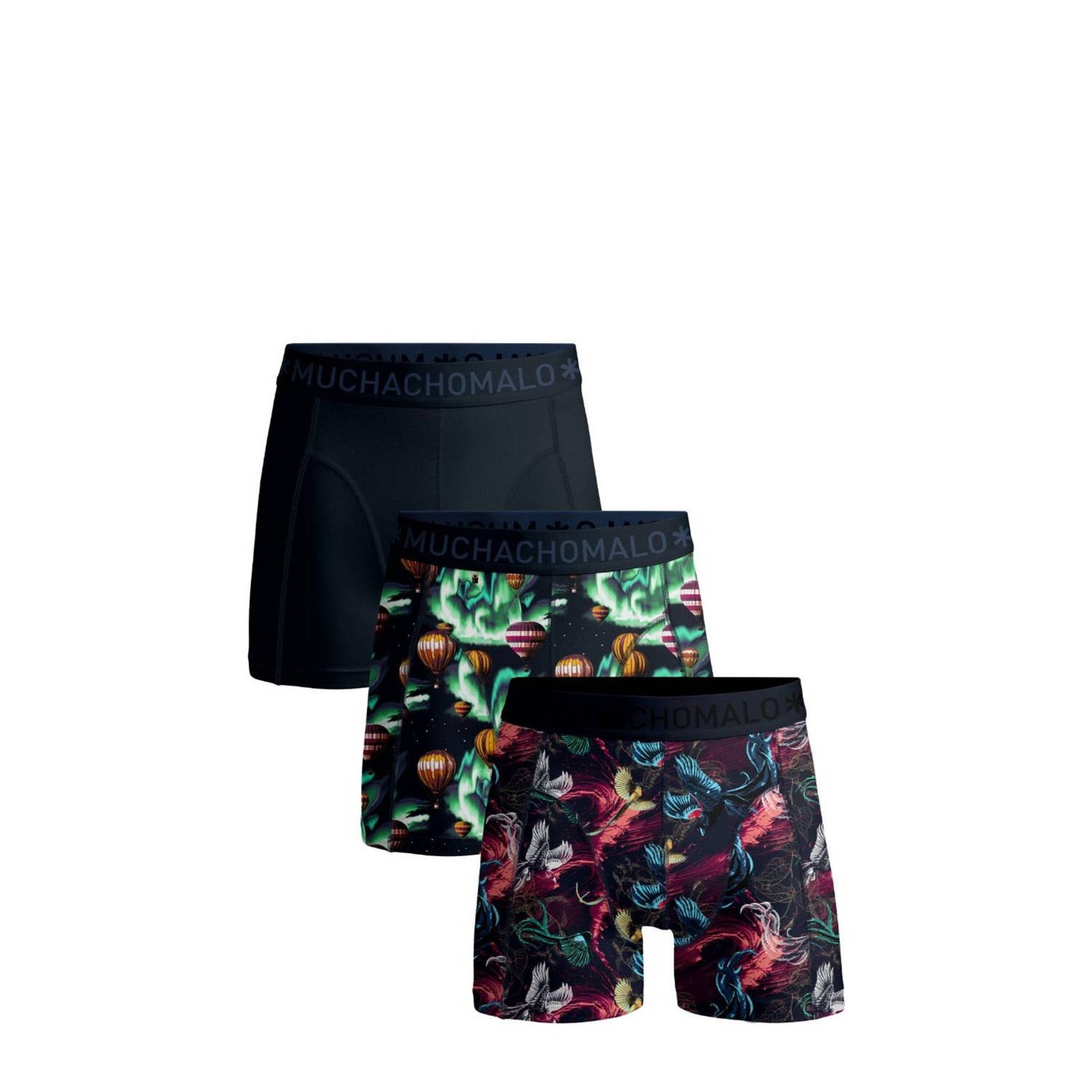 Muchachomalo boxershort Air Elements (set van 3)