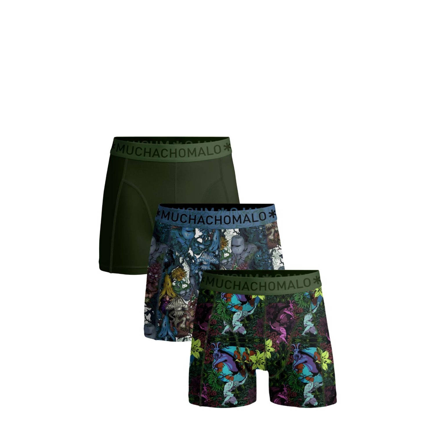 Muchachomalo boxershort Earth Elements (set van 3)