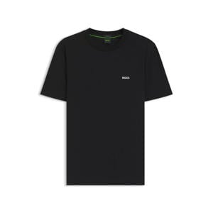 regular fit T-shirt zwart