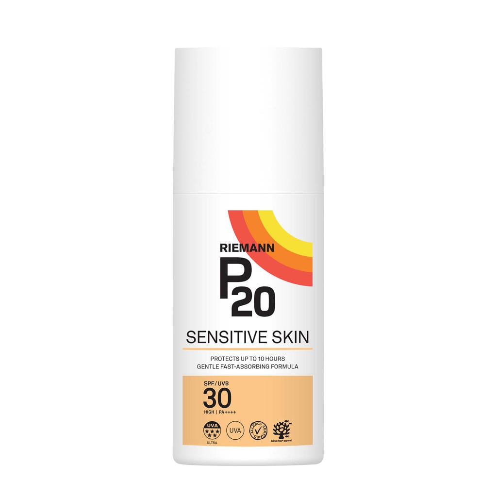 P20 Sensitive Skin zonnebrand crème - SPF30 - 100 ml
