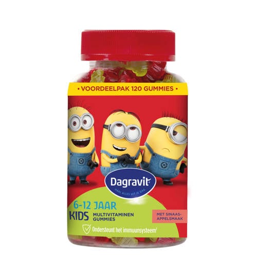 Dagravit Kids-Xtra Vitaminions Multivitaminen 6-12 jaar - voordeelverpakking - 120 gummies afbeelding