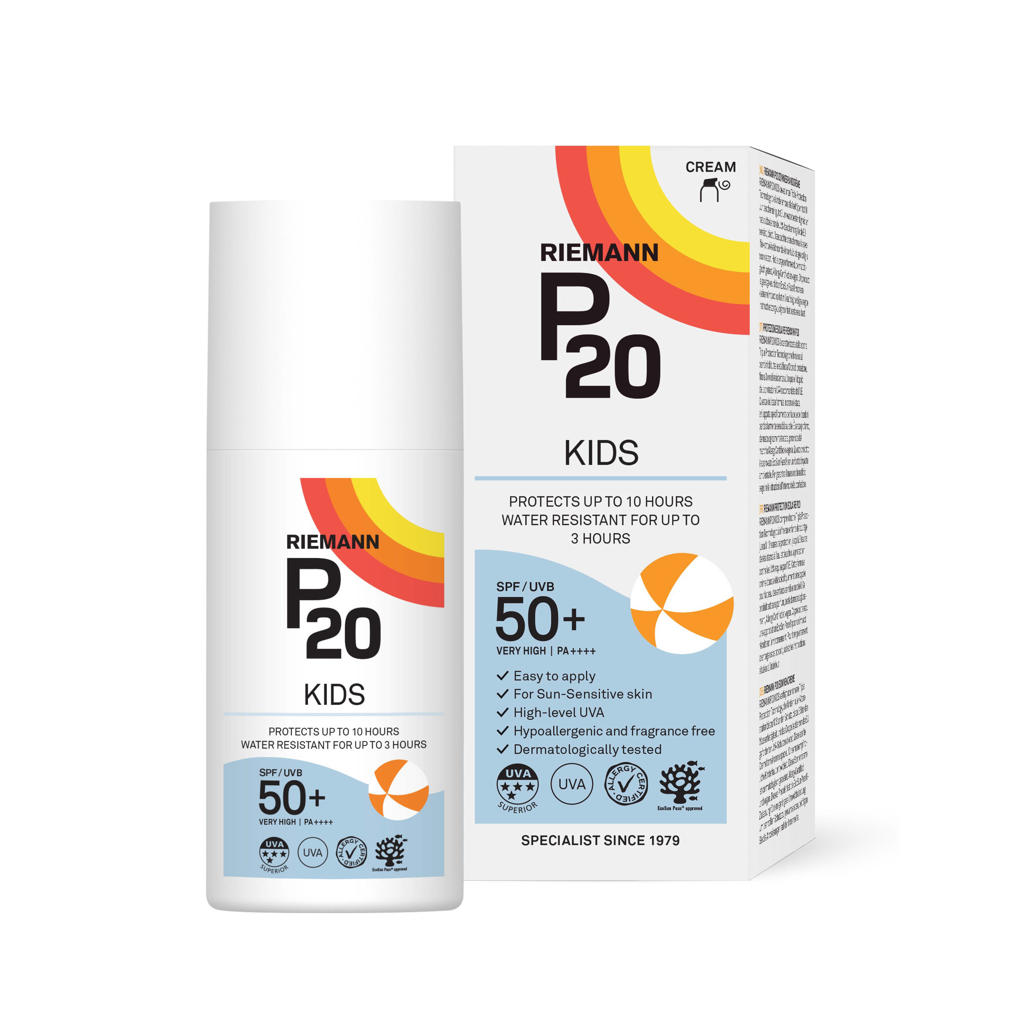 P20 Kids zonnebrand crème - SPF50+ - 200 ml