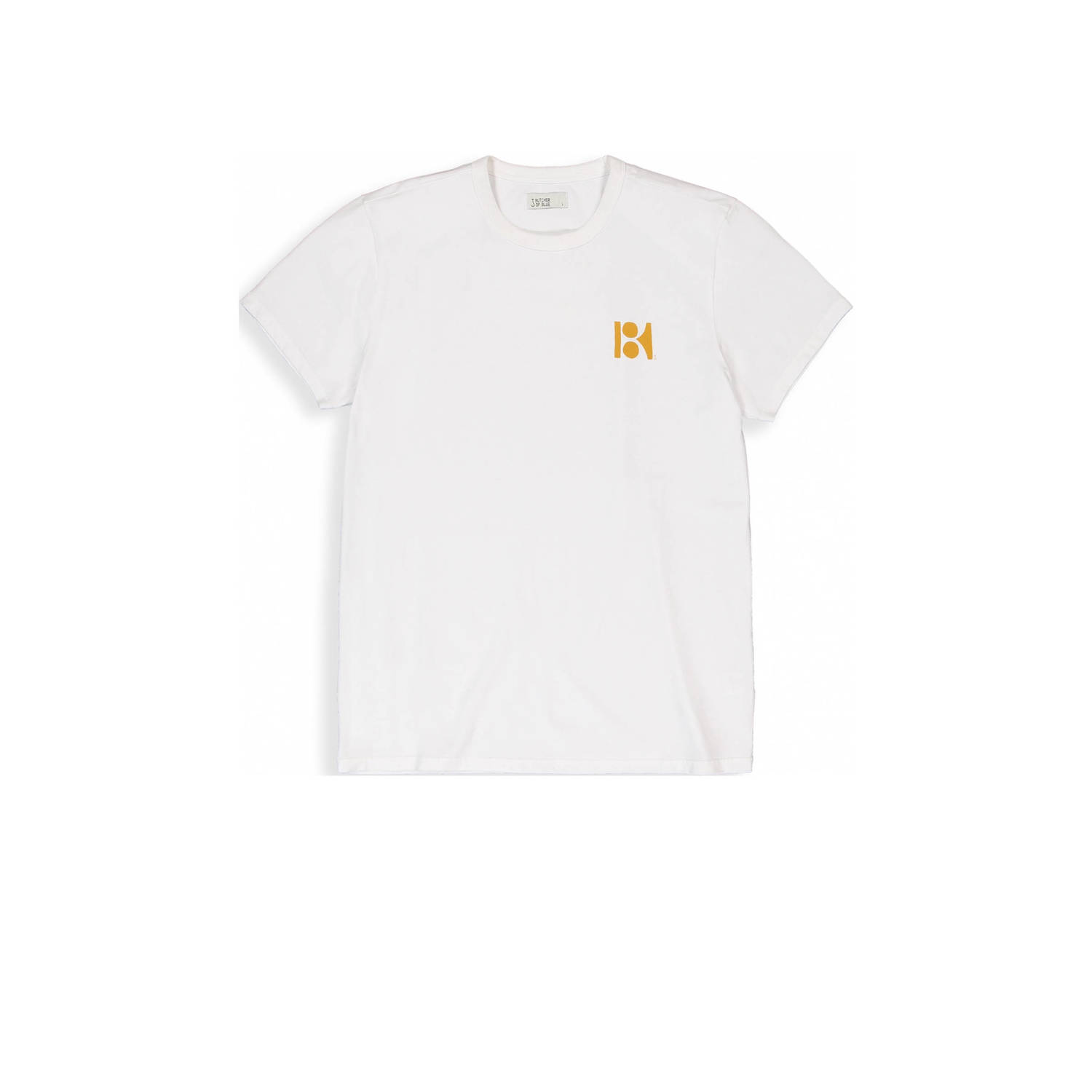 Butcher of Blue regular fit T-shirt Clyde Art met backprint grand prix white