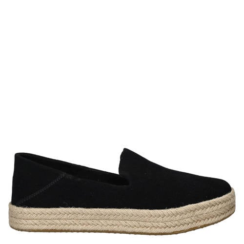 Toms suède espadrilles zwart