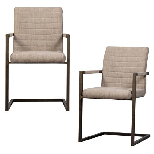 Wehkamp WOOOD eetkamerstoel Bas (set van 2) aanbieding
