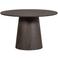 WOOOD WOOOD Maan Eettafel - MDF - Donkerbruin - 75x120x120