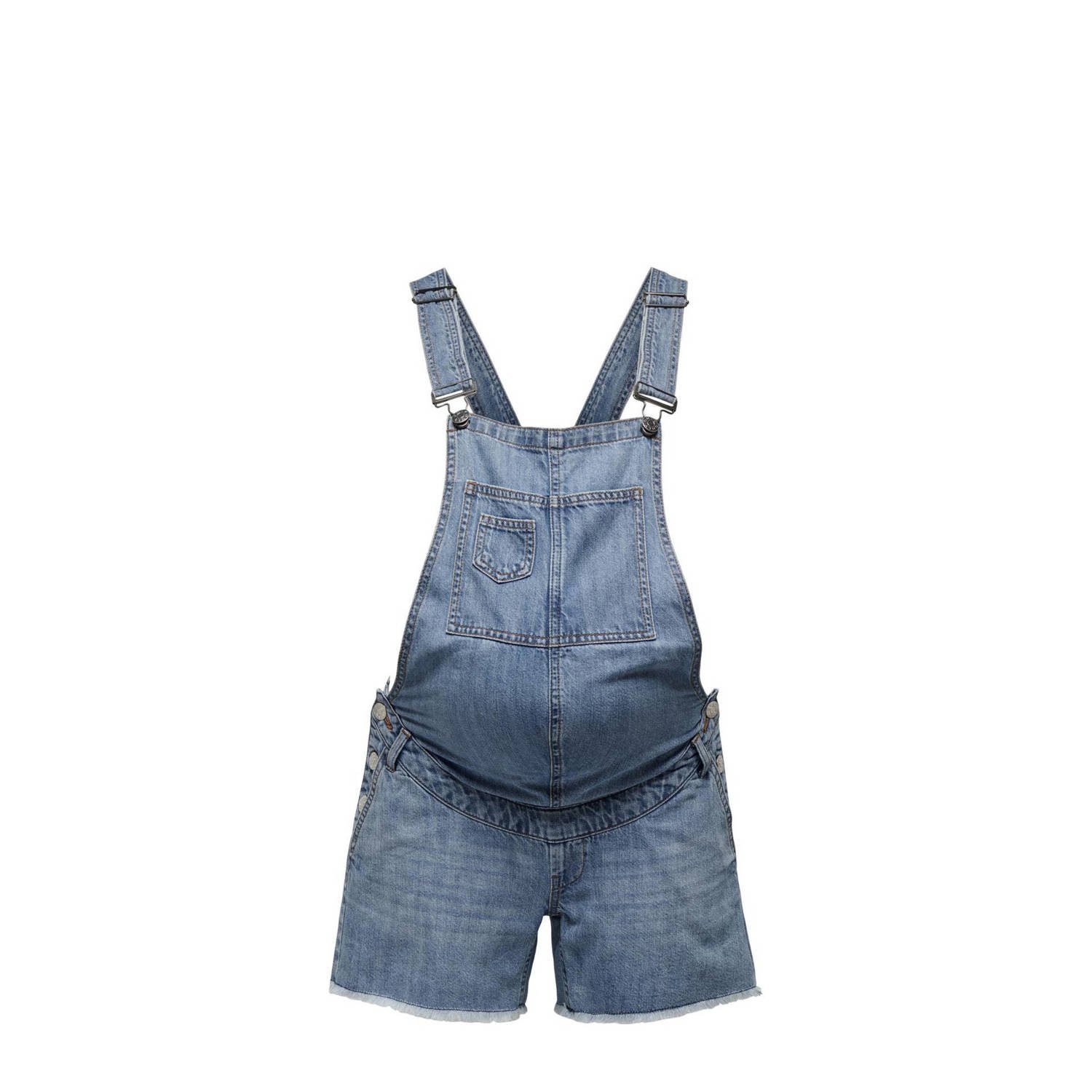 ONLY MATERNITY regular fit short OLMLAYLA light blue denim