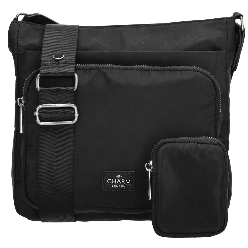Charm London crossbody tas Odeon zwart