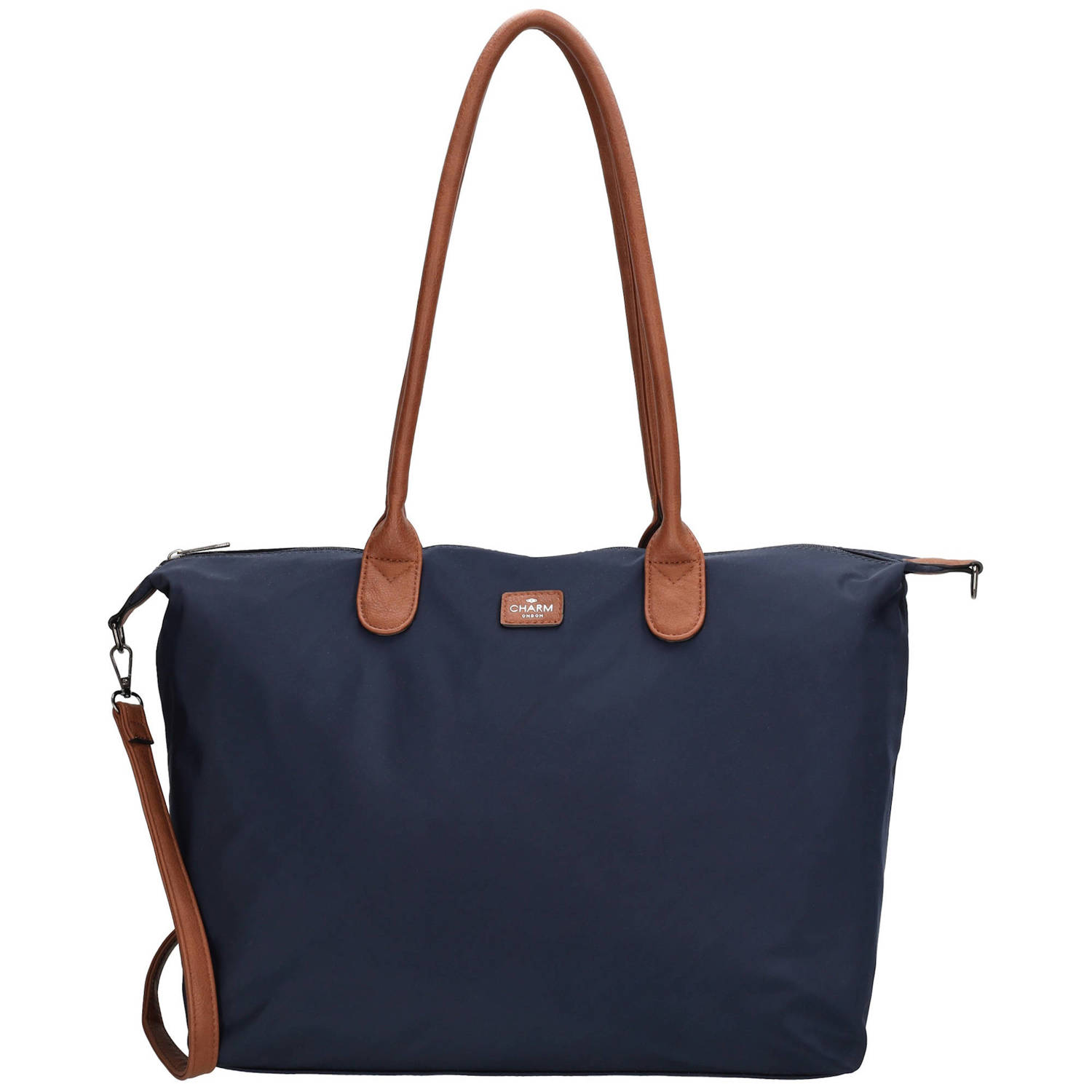 Charm London shopper Buckingham donkerblauw