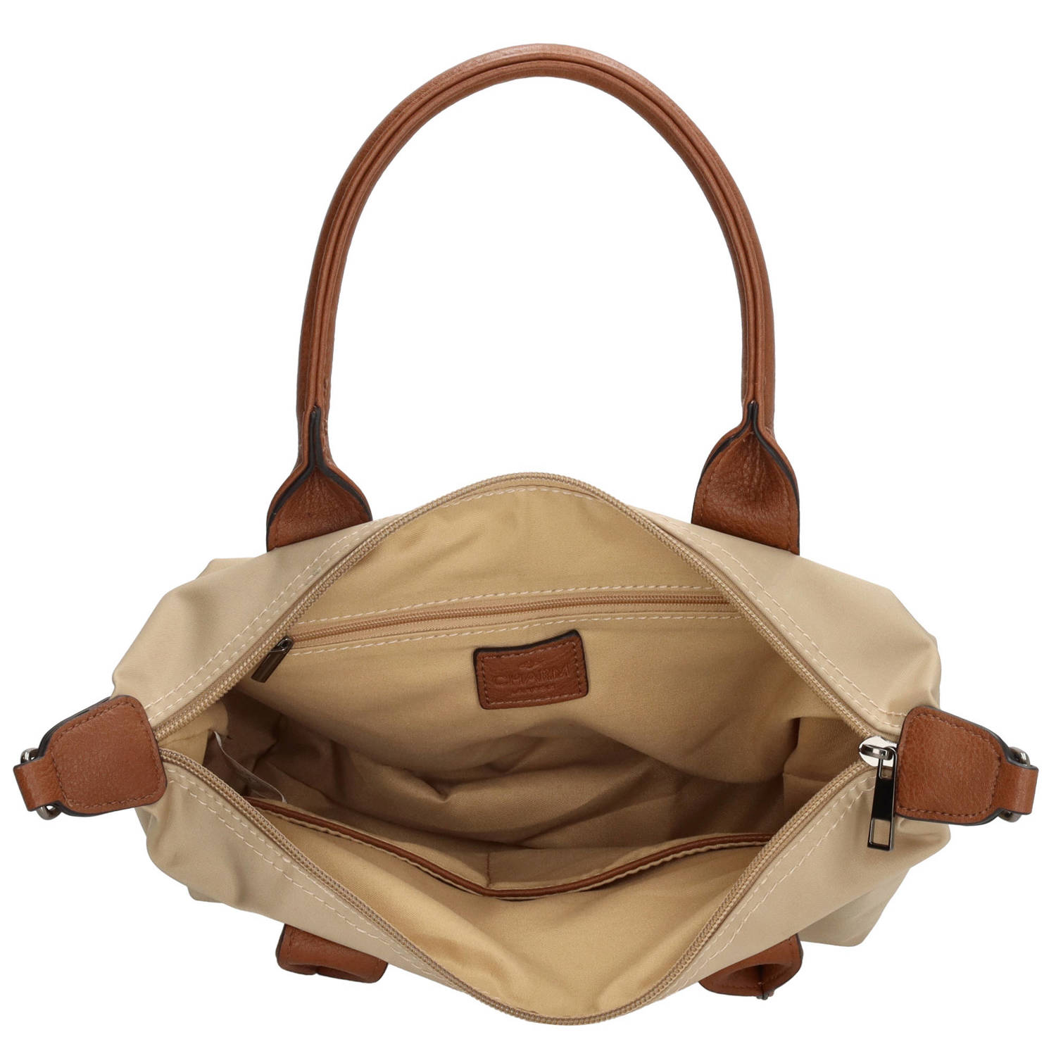 Charm London mini shopper Buckingham beige