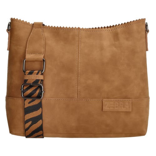 Zebra Trends crossbody tas Merel cognac afbeelding