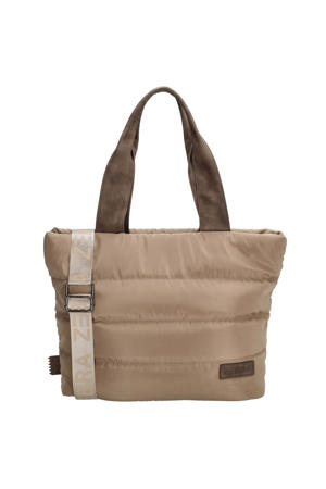 gewatteerde shopper Elske beige