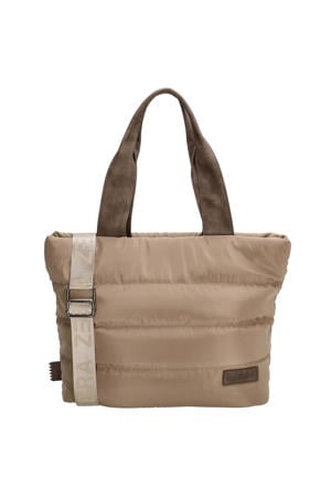 gewatteerde shopper Elske beige