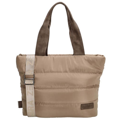 Zebra Trends gewatteerde shopper Elske beige afbeelding