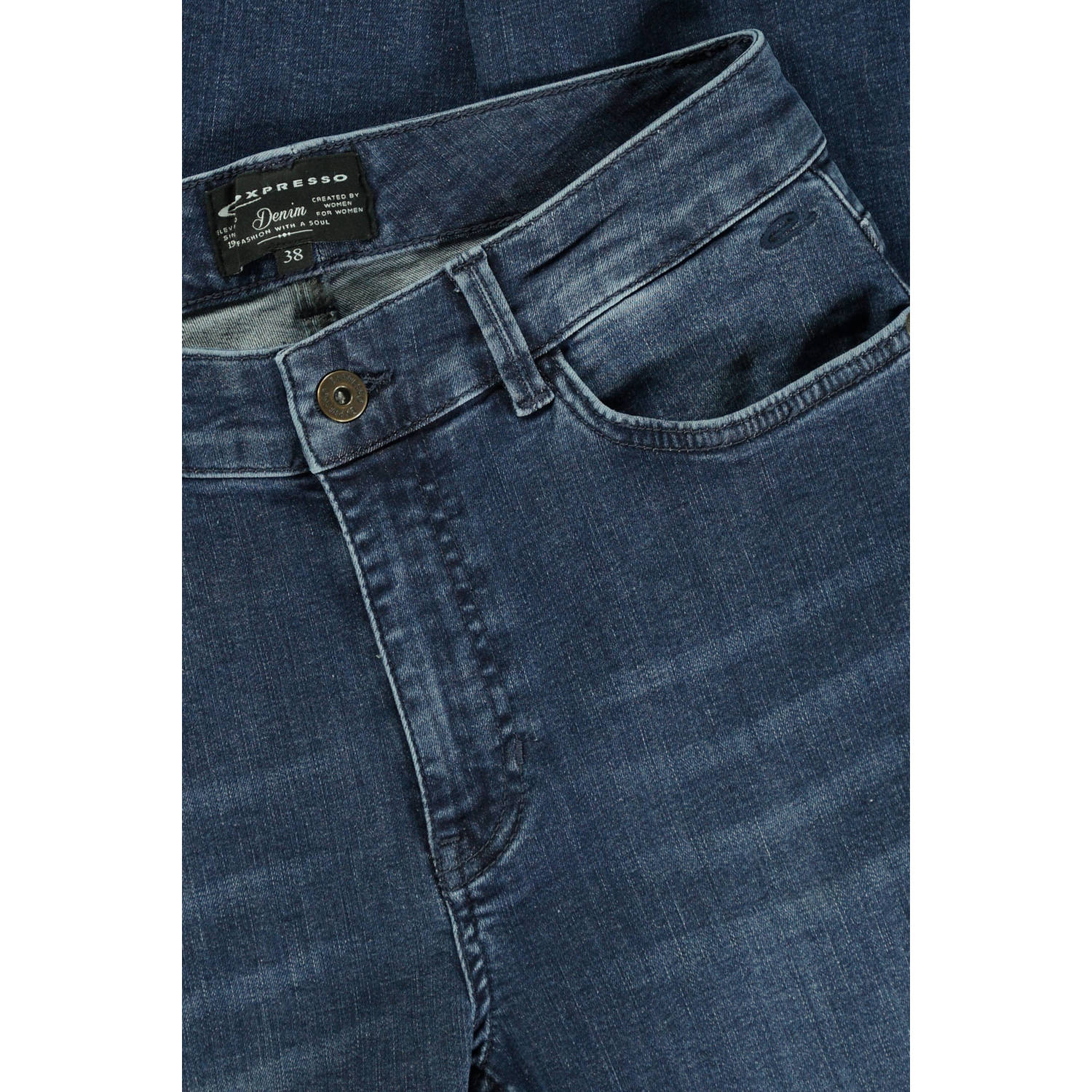 Expresso flared jeans dark blue denim