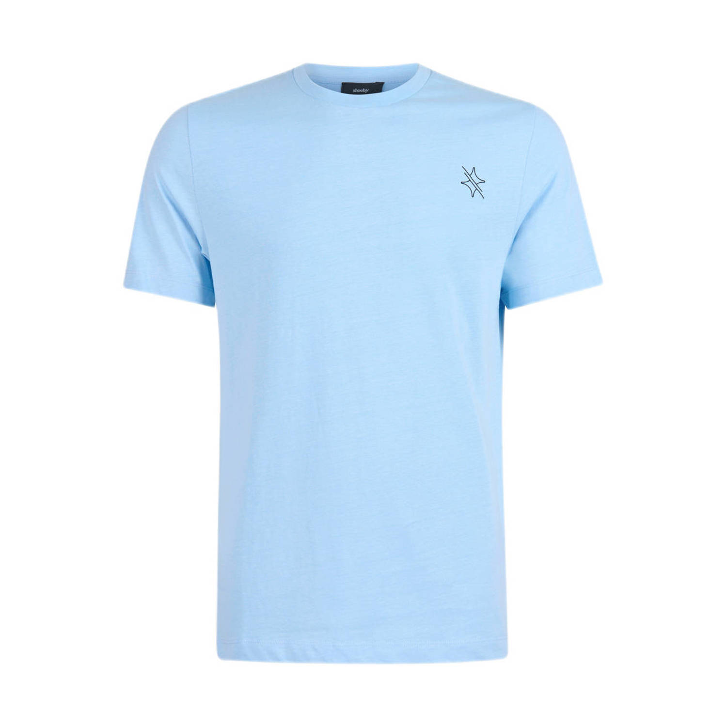 Shoeby T-shirt met printopdruk lichtblauw