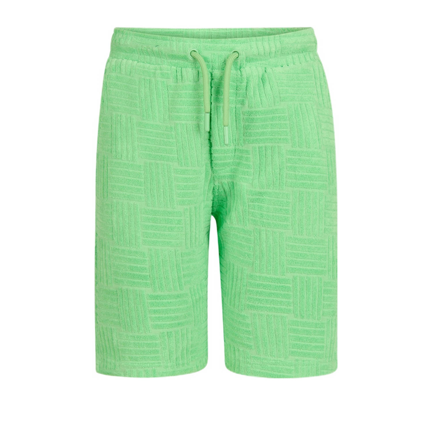 Shoeby sweatshort met all over print groen