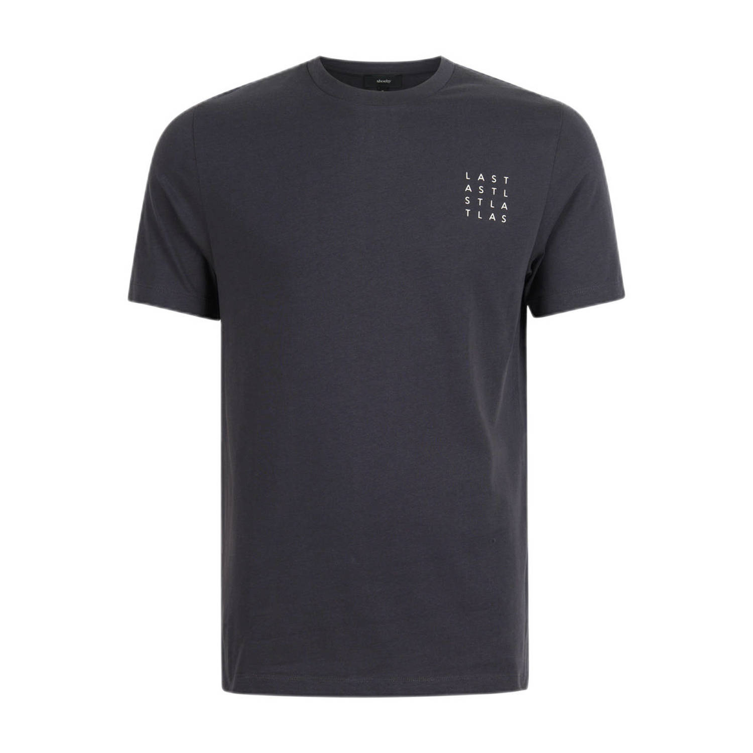 Shoeby T-shirt met printopdruk dark grey