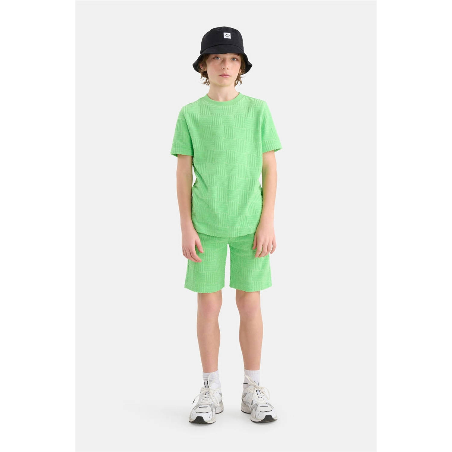 Shoeby T-shirt met all over print groen
