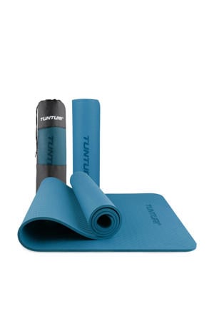 yogamat 8mm blauw