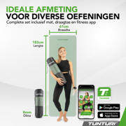 thumbnail: Tunturi  yogamat 8mm lichtgroen