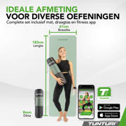 thumbnail: Tunturi  yogamat 8mm lichtgroen