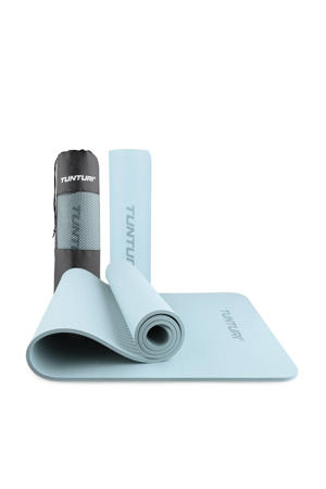 yogamat 8mm lichtblauw