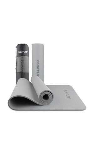  yogamat met draagtas 8mm grijs