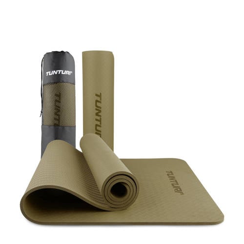 Wehkamp Tunturi yogamat 8mm groen aanbieding