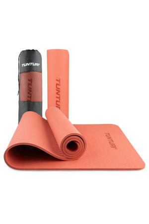 yogamat met draagtas 8 mm roze