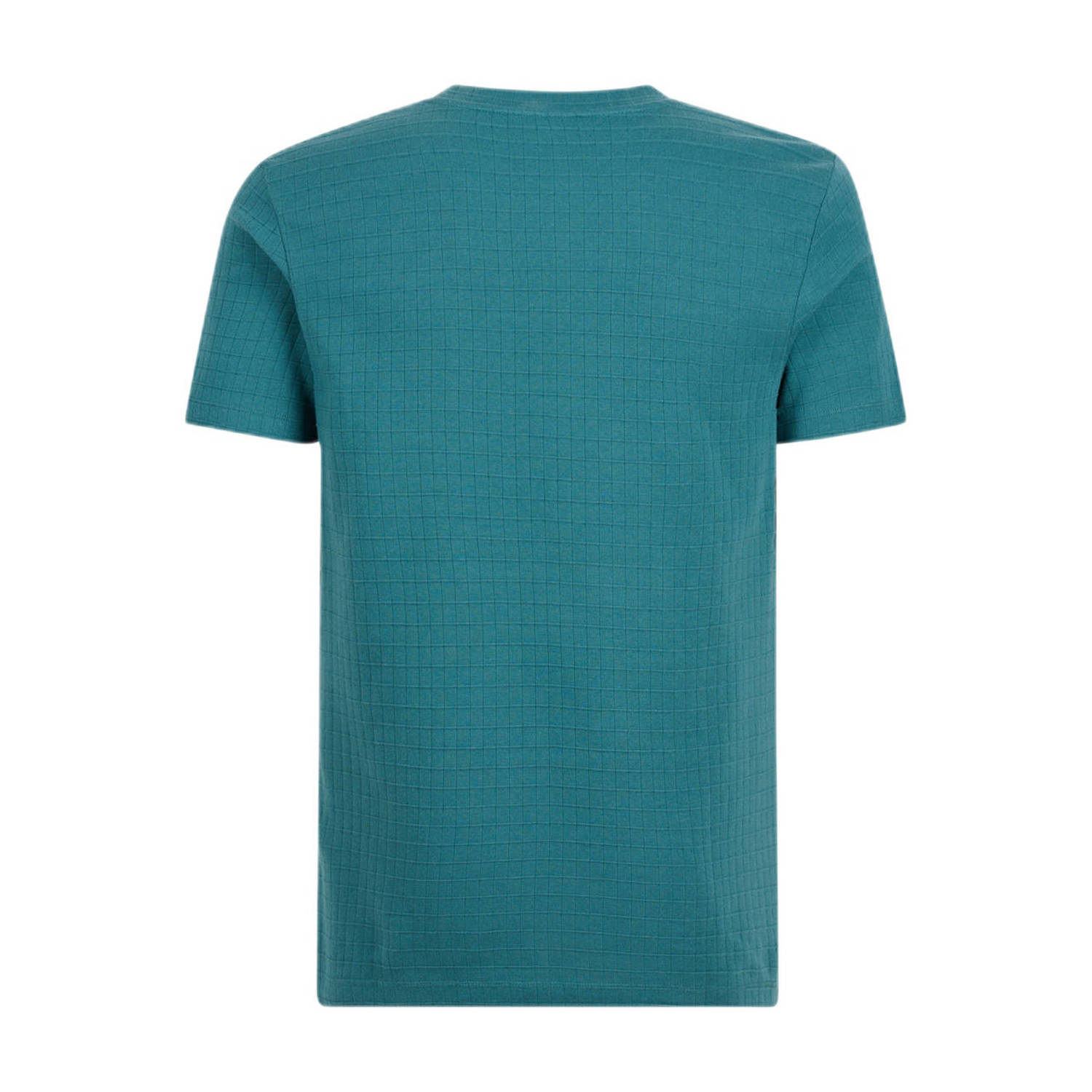 Shoeby T-shirt met all over print en textuur turquoise